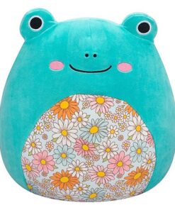 Squishmallows Robert der Frosch mit geblümtem Bauch 19 cm SQCR05383 Offizielles Kuscheltier