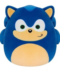 Squishmallows Sonic The Hedgehog der blaue Igel 18 cm sqgq00011 Offizielles Kuscheltier