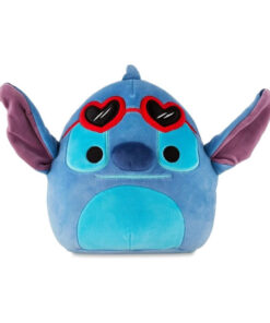 Squishmallows Valentins Stitch mit Herz Brille 20 cm ‎Offizielles Kuscheltier