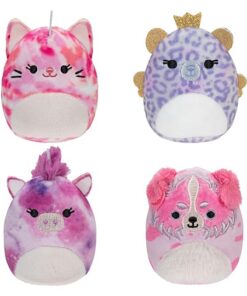 Squishville Pyjamaparty Squad 4 superweiche 5cm Mini Squishmallows
