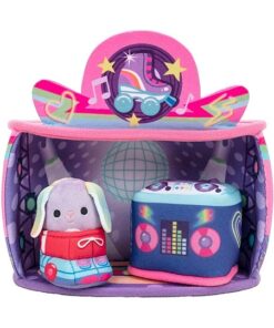 Squishville Roller Disco Set 1 Mini Squishmallows mit Zubehör