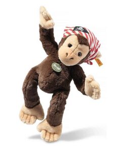 Steiff 065088 Teddies for Tomorrow Scotty Schlenker-AFFE 28cm, braun