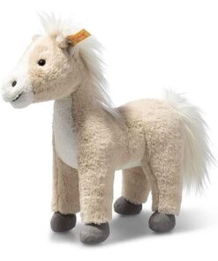 Steiff 074318 Soft Cuddly Friends Gola Pferd 27cm, beige stehend