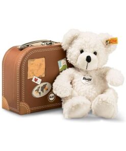 Steiff 111464 Teddyb. Lotte 28 Koffer Bär, weiß braun, Medium