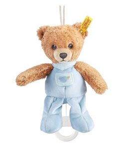 Steiff 239595 Schlaf-gut-Bär Spieluhr Plüschtier, Mehrfarbig, 20 cm