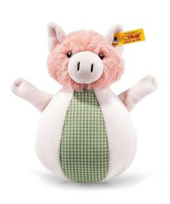 Steiff 240966 Schwein Piggilee Klangspiel, rosa