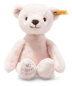 Steiff 242045 Soft Cuddly Friends My First Teddybär- 26 cm - Kuscheltier für Babys - rosa