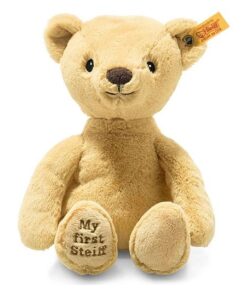 Steiff 242120 Soft Cuddly Friends My First Teddybär- 26 cm - Kuscheltier für Babys - goldblond 242120