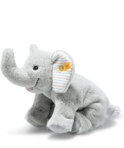 Steiff 242656 Floppy Trampili Elefant, 20cm, Gray Violet