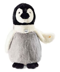 Steiff Flaps Pinguin - 70 cm - Pinguin stehend - schwarz weiß grau 075711