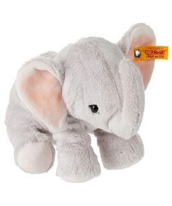 Steiff Kuscheltier Elefant Benny, Süßes Stofftier, Jungen, Mädchen & Babys ab 0 Monaten, Soft Cuddly Friends, Plüschtier 20 cm klein, 084096