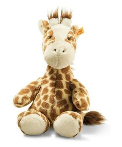 Steiff Kuscheltier Giraffe Girta, Soft Cuddly Friends, 28 cm, Mehrfarbig, 068157