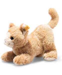 Steiff Kuscheltier Katze Cassie, Süßes Stofftier, Jungen, Mädchen & Babys ab 0 Monaten, Soft Cuddly Friends, Plüschtier 26 cm klein, 099182