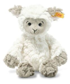 Steiff Kuscheltier Lamm Lita, Süßes Stofftier, Jungen, Mädchen & Babys ab 0 Monaten, Soft Cuddly Friends, Plüschtier 20 cm klein, 073946