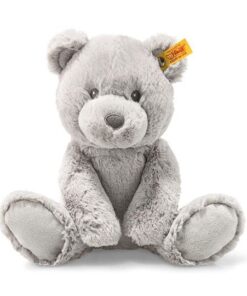 Steiff Kuscheltier Teddybär Bearzy, Süßes Stofftier mit Namen, Jungen, Mädchen & Babys ab 0 Monaten, Soft Cuddly Friends, Plüschtier 28 cm klein, 241543
