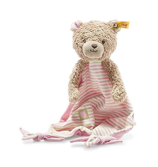 Steiff Schmusetuch Teddybär Rosy, 28 cm, Rosa, 242168