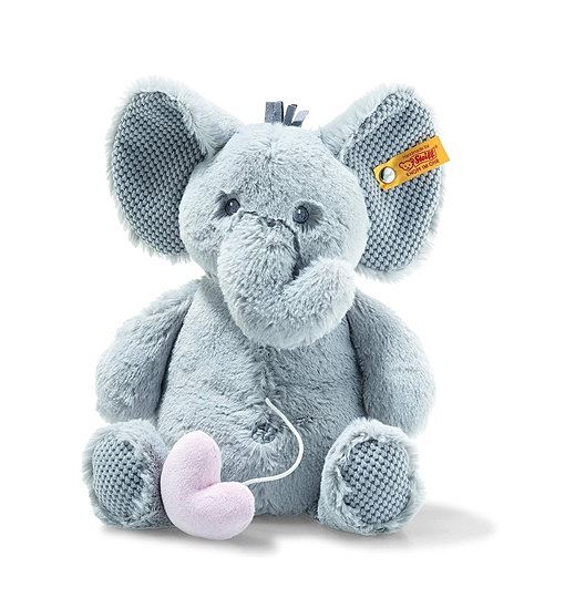 Steiff Spieluhr Elefant Ellie, Soft Cuddly Friends, herausnehmbares Musikwerk, 26 cm, 241765