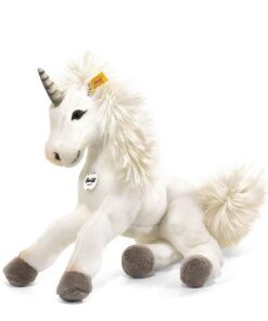 Steiff Starly Einhorn - 35 cm - Schlenkertier Unicorn weiß 015045
