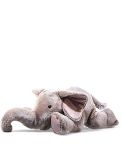 Steiff Trampili Elefant - 85 cm - Plüschelefant liegend - Kuscheltier für Kinder - weich & waschbar - grau 064890