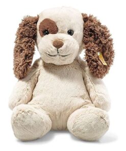 Steiff Welpe Peppi, Soft Cuddly Friends, Plüschtier 38 cm, Beige, 083617