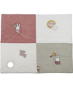 TIAMO Activity Krabbeldecke Miffy Hase Fluffy pink 80x100 cm