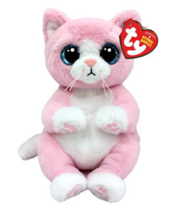 TY Beanie Babies Katze Lillibelle rosa,weiß 15 cm ‎41283