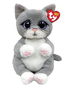 TY Morgan Katze Beanie Bellie Regulär 6 Beanie Baby Weiches Plüschtier Sammlerstück Kuscheliger Stoffteddy