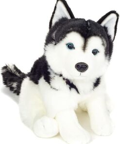Teddy Hermann 91976 Husky Hund sitzend 30 cm