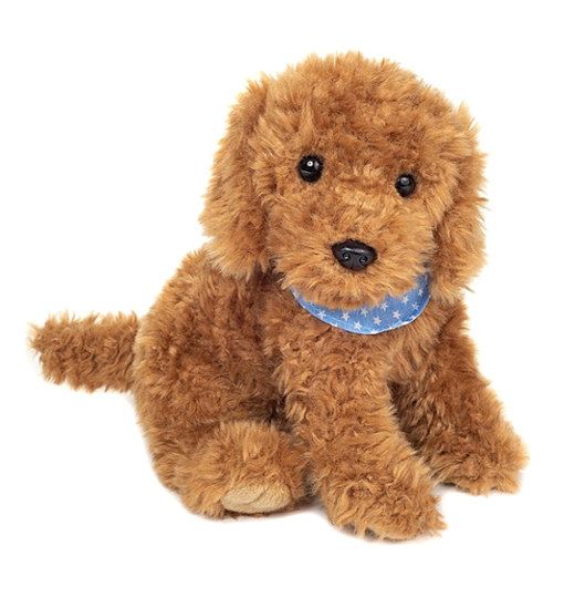 Teddy Hermann 91977 Goldendoodle Pudel Hund sitzend 30 cm