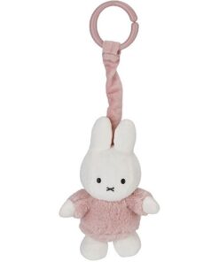 Tiamo Aufziehtier Miffy Hase Spielzeug für Babyschale/Kinderwagen Fluffy pink