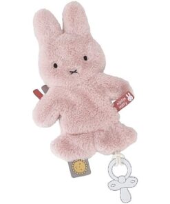Tiamo Miffy Hase Schnullertuch Fluffy rosa