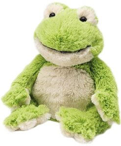 Der Warmies® Wärmekissen Kuscheltier Grüner Frosch (22 cm) ist ein niedliches und praktisches Wärmekissen, das mit seinem charmanten Frosch-Design begeistert. Dieser kleine Frosch ist nicht nur ein kuscheliger Freund, sondern auch eine wohltuende Wärmequelle, die für Entspannung und Wohlgefühl sorgt.