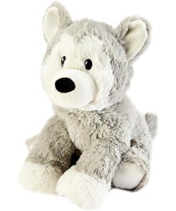 Warmies® Wärmekissen Kuscheltier Husky 21 cm