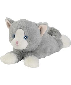 Warmies® Wärmekissen MINIS-Katze grau 27 cm Füllung herausnehmbar