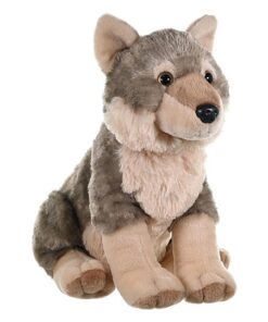 Wild Republic 10963 Republic Plüsch Wolf, Cuddlekins Kuscheltier, Plüschtier, 30cm