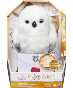Wizarding World Harry Potter Interaktive Plüsch Eule Hedwig mit über 15 Geräuschen und Bewegungen