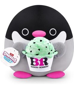 Zuru Snackles Kuscheltier Penelope der Penguin mit Baskin Robbin 20 cm