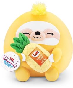 Zuru Snackles Kuscheltier Sandy das Faultier mit Dole Ananas 40 cm