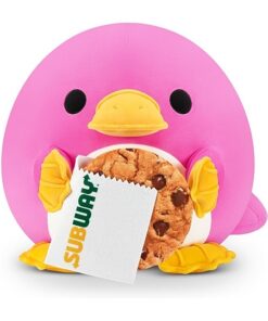 Zuru Snackles Kuscheltier Whitney das pinke Schnabeltier mit Subway Cookie 40 cm