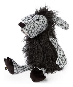 sigikid 39859 Plüschtier Mad Sad, BeastsTown schwarz weiß Hund 41cm