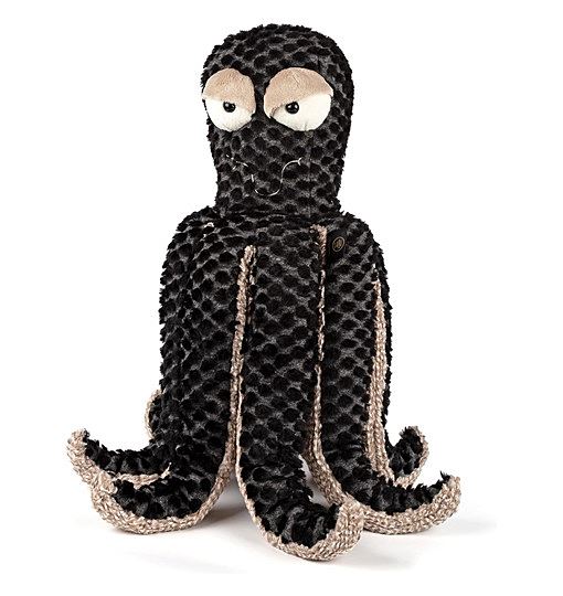 sigikid 39901 Plüschtier Deep Water Dandy XXL, BeastsTown schwarz grau Octopus 80 cm