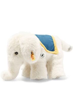 Steiff 084119 Jubiläumsausgabe 140 Jahre Elefäntle, weiß